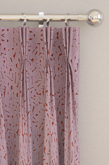 Lyrical  Curtains - Orchid/ Brazilian Rosewood - by Harlequin. Click for more details and a description.