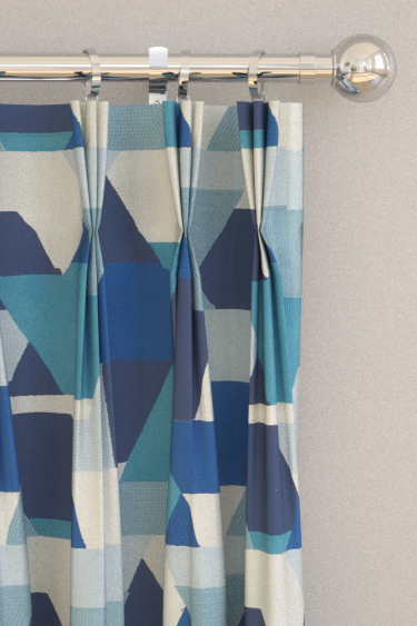 Popova Curtains - Onsen/ Japanese Ink/ Silver Willow - by Harlequin. Click for more details and a description.