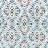 Ixora  Fabric - Sky/ Seaglass/ Sketched - by Harlequin. Click for more details and a description.