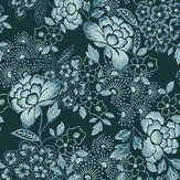 Irina Wallpaper - Teal - by A Street Prints. Click for more details and a description.