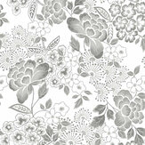 Irina Wallpaper - Grey - by A Street Prints. Click for more details and a description.