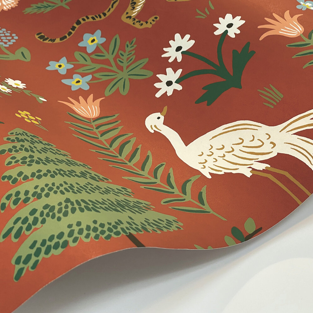 Menagerie Wallpaper - Brown - by Rifle Paper Co.
