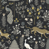 Menagerie Wallpaper - Black - by Rifle Paper Co.. Click for more details and a description.