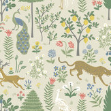 Menagerie Wallpaper - Beige - by Rifle Paper Co.. Click for more details and a description.