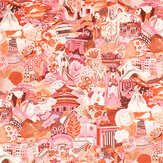 Journey of Discovery Fabric - Paprika/ Fuschia/ Fig Blossom - by Harlequin. Click for more details and a description.