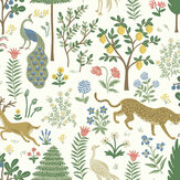 Menagerie Wallpaper - White - by Rifle Paper Co.. Click for more details and a description.