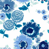 Essie Wallpaper - Blue - by A Street Prints. Click for more details and a description.