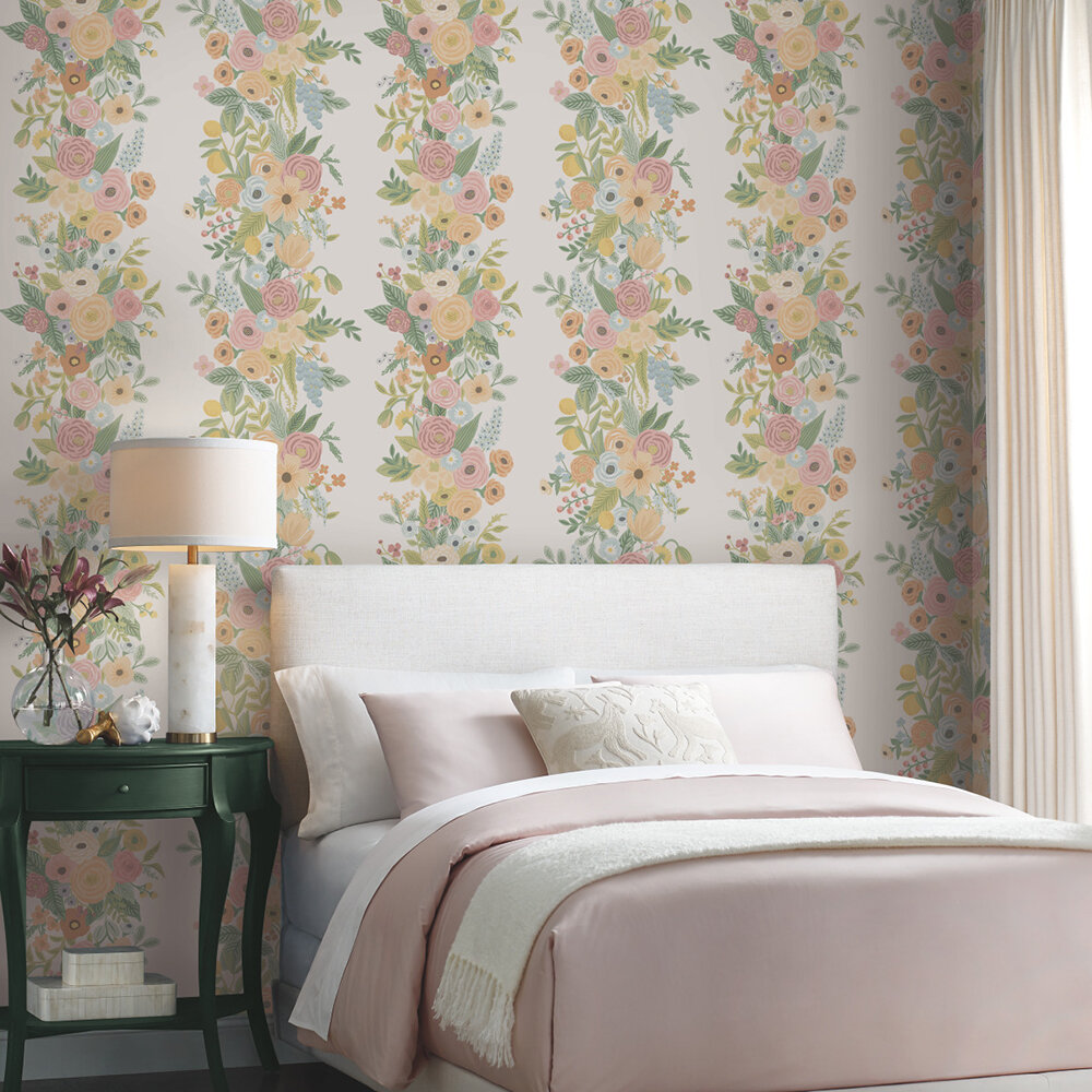 Garden Party Wallpaper - Pastel Multi - by Rifle Paper Co.