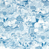 Journey of Discovery Fabric - Wild Water/ Exhale - by Harlequin. Click for more details and a description.