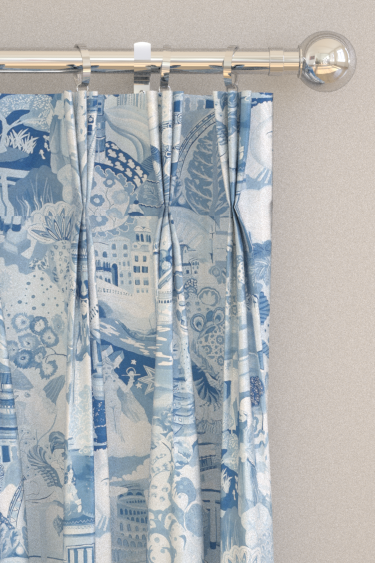 Journey of Discovery Curtains - Wild Water/ Exhale - by Harlequin. Click for more details and a description.
