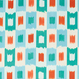 Shiruku  Fabric - Harissa/ Amazonia/ Emerald - by Harlequin. Click for more details and a description.