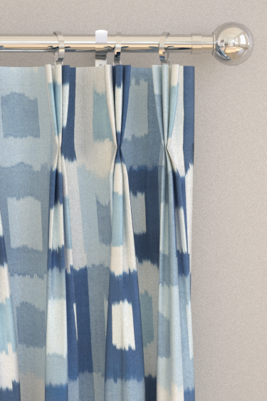 Shiruku  Curtains - Wild Water/ Azul/ Exhale - by Harlequin. Click for more details and a description.