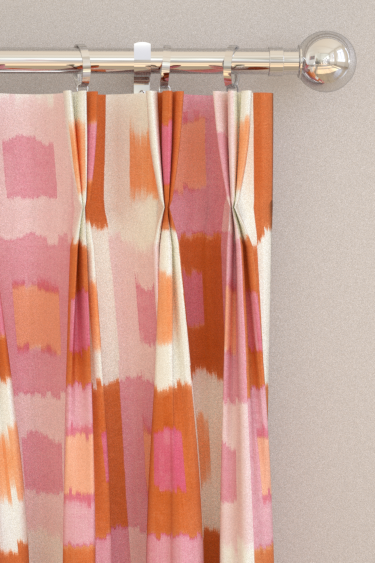 Shiruku  Curtains - Paprika/ Fuschia/ Fig Blossom - by Harlequin. Click for more details and a description.