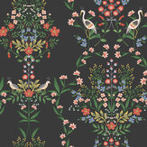 Luxembourg Wallpaper - Black Multi - by Rifle Paper Co.. Click for more details and a description.