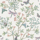 Jewel A Flutter Wallpaper - Blush - by Brand McKenzie. Click for more details and a description.