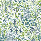 Pasture Wallpaper - Green - by A Street Prints. Click for more details and a description.