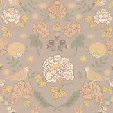 June Wallpaper - Sandy Lilac - by Majvillan. Click for more details and a description.