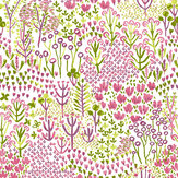 Pasture Wallpaper - Pink - by A Street Prints. Click for more details and a description.