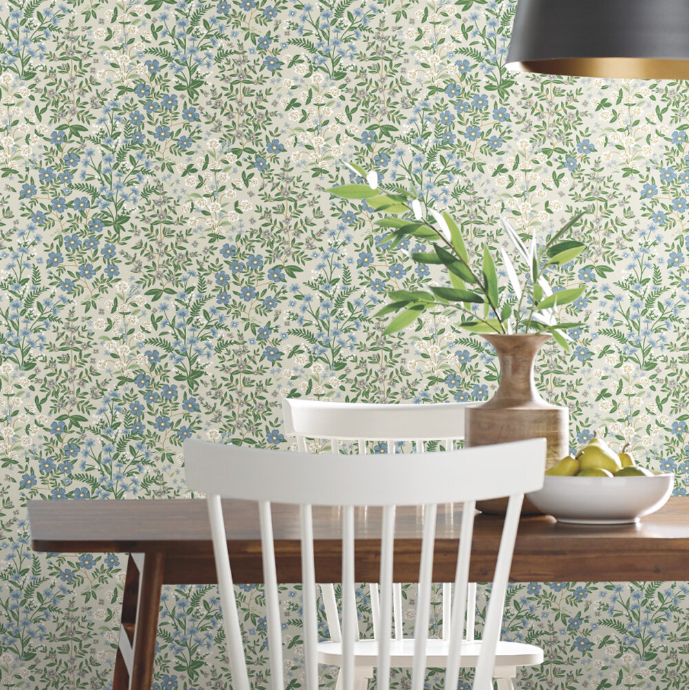 Wildwood Garden Wallpaper - Linen - by Rifle Paper Co.