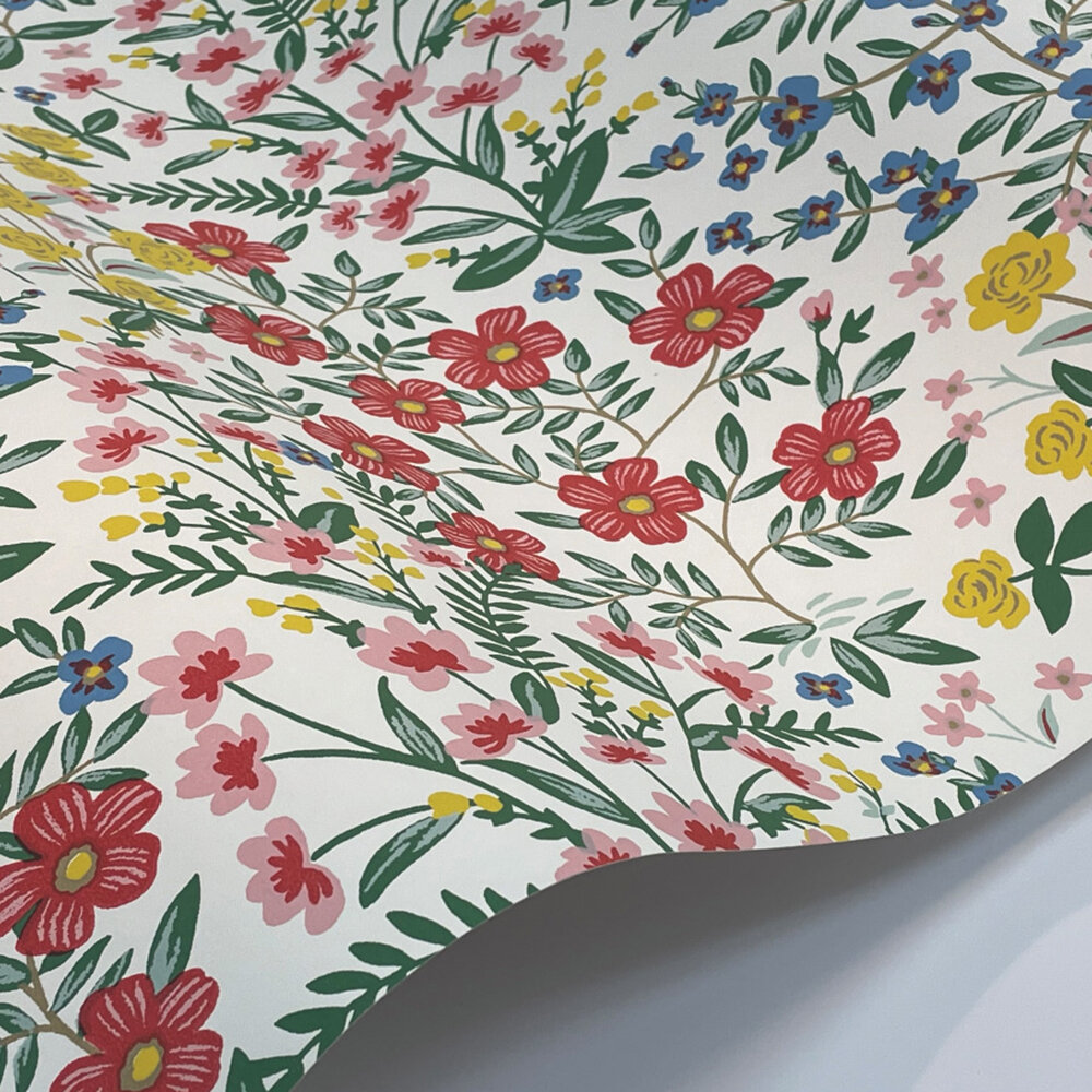 Wildwood Garden Wallpaper - White - by Rifle Paper Co.