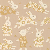Garden Party Wallpaper - Dusty Blush Pink - by Majvillan. Click for more details and a description.