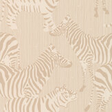 Safari Stripes Wallpaper - Dusty Beige - by Majvillan. Click for more details and a description.