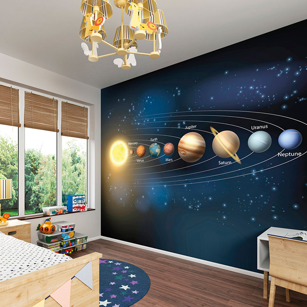 Planets Mural - Multi - by Origin Murals