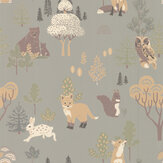 Deep Forest Wallpaper - Mystic Grey - by Majvillan. Click for more details and a description.