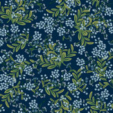 Cornflower Wallpaper - Navy - by Rifle Paper Co.. Click for more details and a description.
