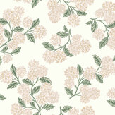 Hydrangea Wallpaper - White & Blush - by Rifle Paper Co.. Click for more details and a description.