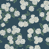Hydrangea Wallpaper - Teal - by Rifle Paper Co.. Click for more details and a description.