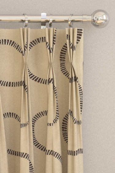 Michi  Curtains - Shiitake/ Charcoal/ Celestial - by Harlequin. Click for more details and a description.
