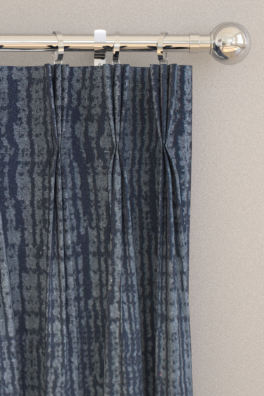 Osamu Curtains - Indigo - by Harlequin. Click for more details and a description.