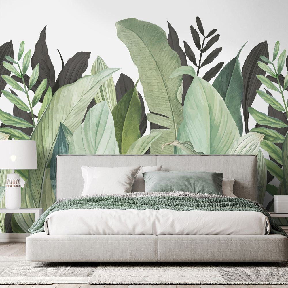 Tropical Forest Mural - Coconut - by Hohenberger