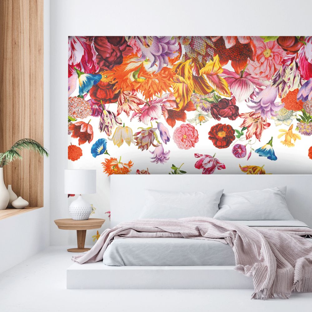 Flower Rain Mural - Coconut - by Hohenberger
