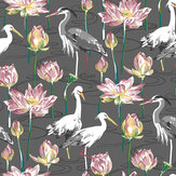 Barton Wallpaper - Charcoal - by A Street Prints. Click for more details and a description.