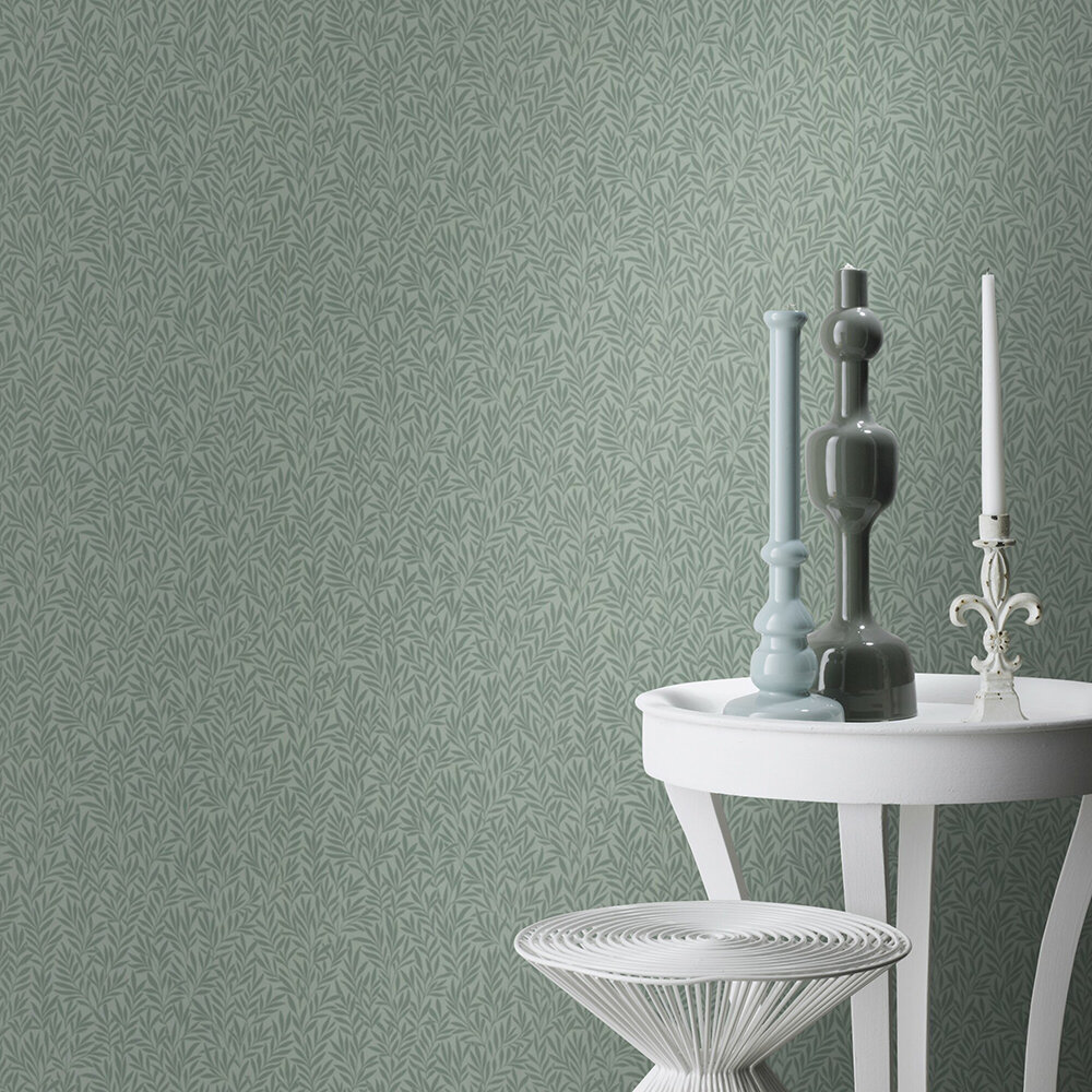 Willow Wallpaper - Sage Green - by Albany