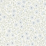 Petite Floral Wallpaper - Blue - by Albany. Click for more details and a description.