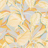 Riviera Wallpaper - Citron - by Casadeco. Click for more details and a description.