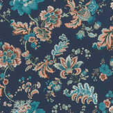 Sophia Floral Wallpaper - Navy Blue - by Albany. Click for more details and a description.