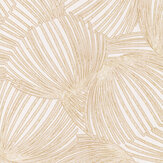 Pampelonne Wallpaper - Sable - by Casadeco. Click for more details and a description.