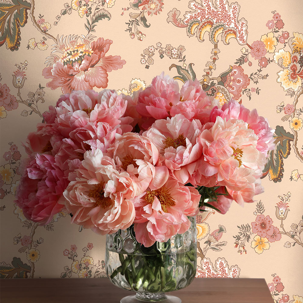 Sophia Floral Wallpaper - Pink - by Albany