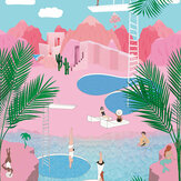 Holiday Water Park Mural - Bubblegum  - by Onszelf. Click for more details and a description.