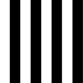 Papier peint Medium Stripe - Noir et blanc - Timney Fowler. Cliquez pour en savoir plus et lire la description.