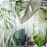 Panoramique Tropical Lights mural - Vert - Elle Decor. Cliquez pour en savoir plus et lire la description.