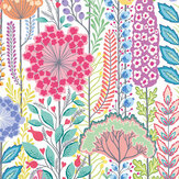 Papier peint Seedheads - Jardin multicolore - Ohpopsi. Cliquez pour en savoir plus et lire la description.