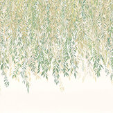 Panoramique Cascading Willow - Sauge et ocre - Ohpopsi. Cliquez pour en savoir plus et lire la description.