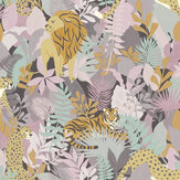 Animal Kingdom Wallpaper - Pink - by Albany. Click for more details and a description.