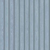 Wood Slat Wallpaper - Blue - by Albany