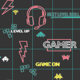 Gamer Wallpaper - Black / Neon Pink - by Albany. Click for more details and a description.